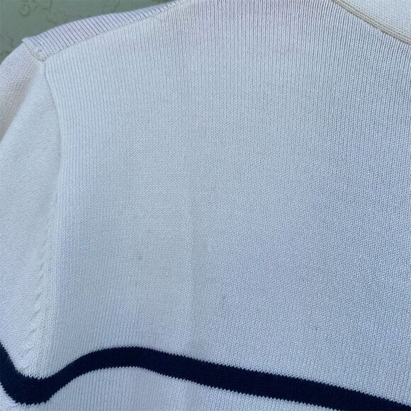 Guess by Marciano Women's Striped Cardigan Sweater Silk & Cotton Size L - Picture 12 of 13